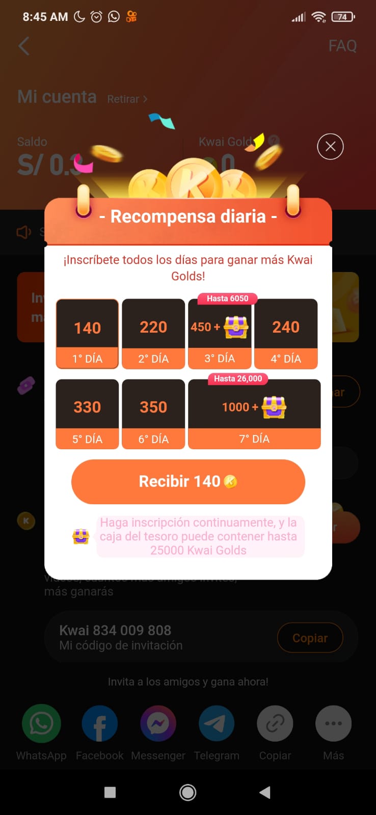 Descubre cuánto paga Kwai en Colombia por 1000 seguidores ¡Gana